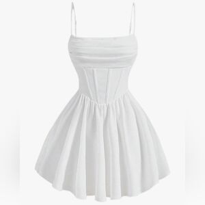 Like new SHENHE Women's Ruched Corset Dress Skater Mini Small